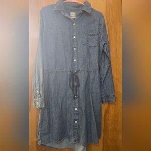 Denim Long Sleeve Dress